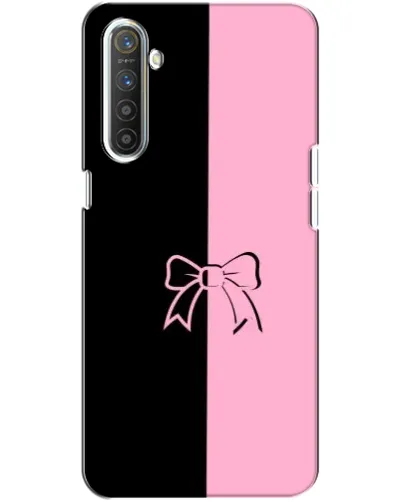 Чехол для Realme XT с картинкой «Половинки банта»