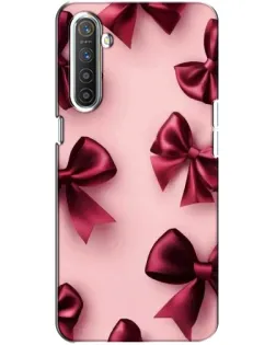Чехол для Realme XT с картинкой «Бордовый атлас»