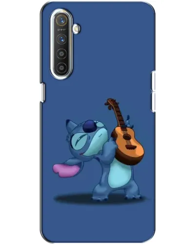 Чехол для Realme XT с картинкой «Стич с укулеле»