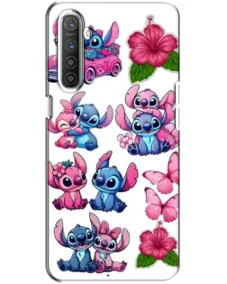 Чехол для Realme XT с картинкой «Стикеры Stitch и Angel» Чехол для Realme XT с картинкой «Стикеры Stitch и Angel»