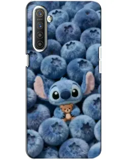 Чехол для Realme XT с картинкой «Стич и голубика» Чехол для Realme XT с картинкой «Стич и голубика»