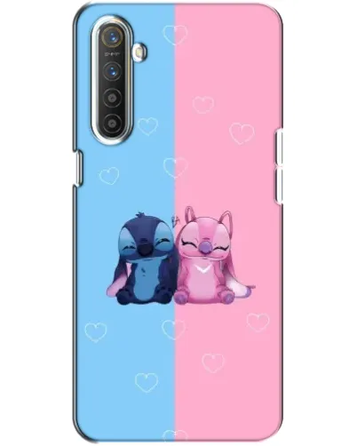 Чехол для Realme XT с картинкой «Stitch и Angel Love»