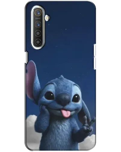 Чехол для Realme XT с картинкой «Стич в облаках»