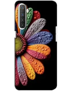 Чохол для Realme XT з картинкою «Райдужна квітка»