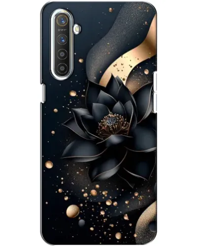 Чохол для Realme XT з картинкою «Чорний лотос» Чохол для Realme XT з картинкою «Чорний лотос»