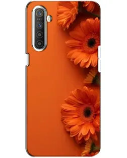 Чохол для Realme XT з картинкою «Помаранчеві гербери»