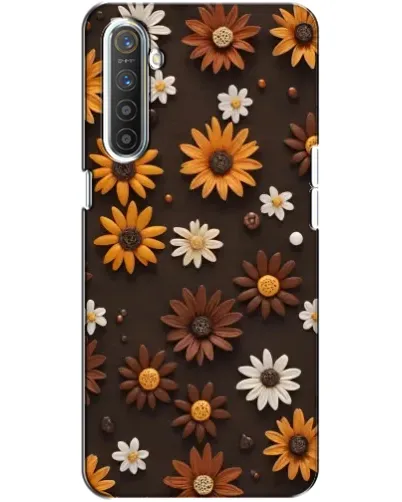 Чохол для Realme XT з картинкою «Візерунок з маленьких соняшників» Чохол для Realme XT з картинкою «Візерунок з маленьких соняшників»