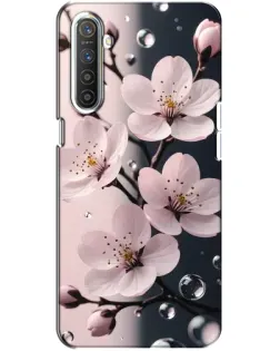Чохол для Realme XT з картинкою «Ніжня сакура та краплі»