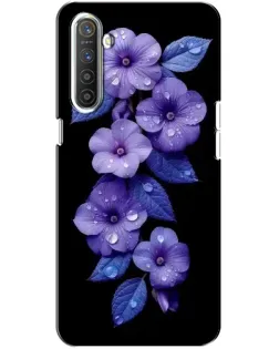 Чохол для Realme XT з картинкою «Фіолетові квіти з росою» Чохол для Realme XT з картинкою «Фіолетові квіти з росою»