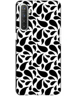 Чохол для Realme XT з картинкою «Контрастні чорні краплі»