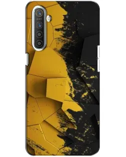 Чохол для Realme XT з картинкою «Золоті уламки геометрії»