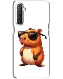 Чохол для Realme XT з картинкою «Капібара в окулярах»