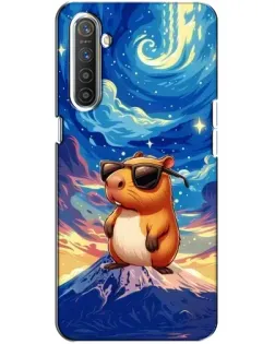 Чохол для Realme XT з картинкою «Капібара Ван Гога»