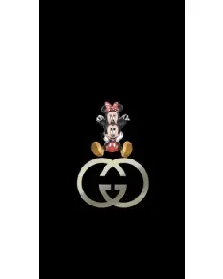 Чехол для RealMe с картинкой «Минни Маус на лого»