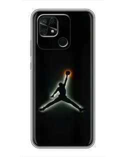 Чохол для Xiaomi Redmi 10C з картинкою «Jordan Gradient Logo»