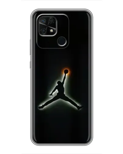 Чохол для Xiaomi Redmi 10C з картинкою «Jordan Gradient Logo»