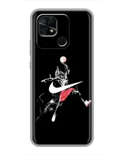 Чохол для Xiaomi Redmi 10C з картинкою «Jordan Jumpman»