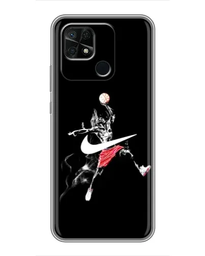 Чохол для Xiaomi Redmi 10C з картинкою «Jordan Jumpman»