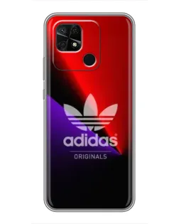 Чохол для Xiaomi Redmi 10C з картинкою «Adidas Red Neon»
