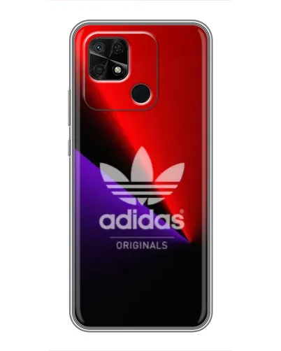 Чохол для Xiaomi Redmi 10C з картинкою «Adidas Red Neon»
