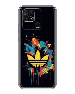 Чохол для Xiaomi Redmi 10C з картинкою «Adidas Splash»