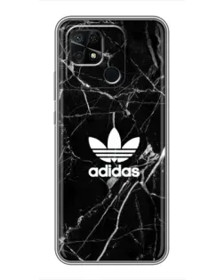 Чохол для Xiaomi Redmi 10C з картинкою «Білий мармур Adidas»