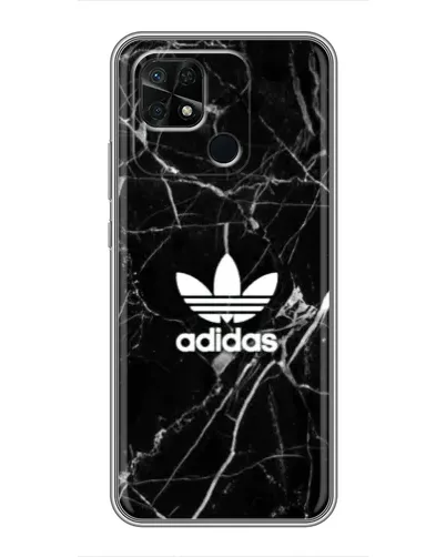 Чохол для Xiaomi Redmi 10C з картинкою «Білий мармур Adidas»