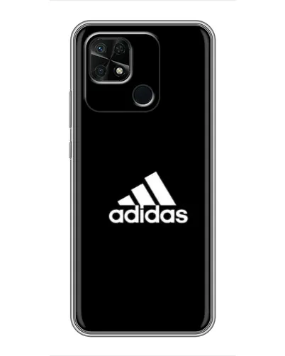 Чохол для Xiaomi Redmi 10C з картинкою «Чорна класика Adidas»