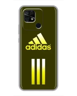 Чохол для Xiaomi Redmi 10C з картинкою «Оливковий градієнт Adidas»