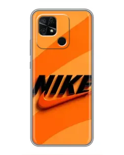 Чохол для Xiaomi Redmi 10C з картинкою «Помаранчевий драйв Nike»