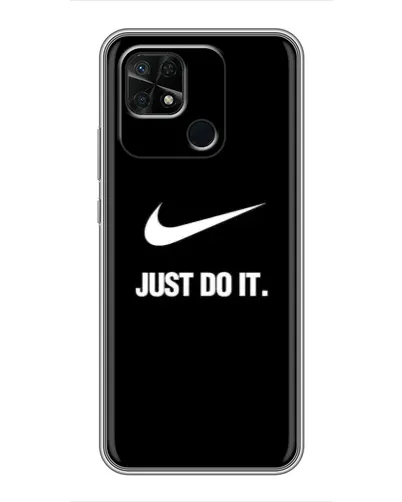 Чохол для Xiaomi Redmi 10C з картинкою «Класичний принт Nike»