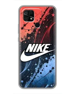 Чохол для Xiaomi Redmi 10C з картинкою «Градієнтний принт Найк»