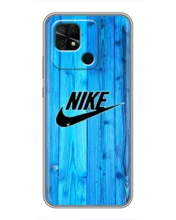 Чохол для Xiaomi Redmi 10C з картинкою «Блакитне дерево Nike»