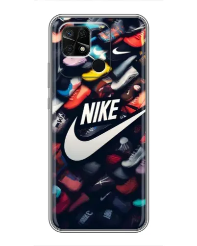 Чохол для Xiaomi Redmi 10C з картинкою «Колекція кросівок Nike»