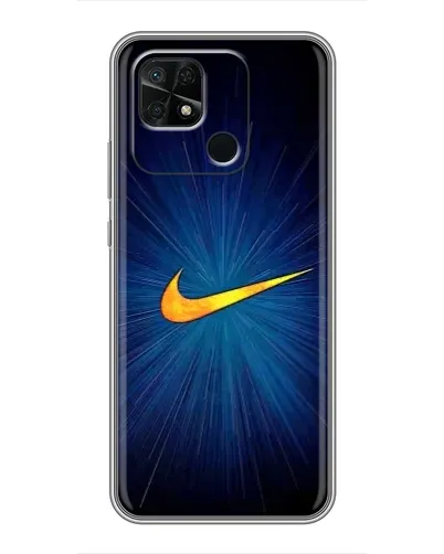 Чехол для Xiaomi Redmi 10C с картинкой «Синий пульс Nike» Чехол для Xiaomi Redmi 10C с картинкой «Синий пульс Nike»