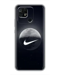Чехол для Xiaomi Redmi 10C с картинкой «Nike в стиле граффити»