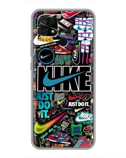 Чехол для Xiaomi Redmi 10C с картинкой «Яркий коллаж Nike» Чехол для Xiaomi Redmi 10C с картинкой «Яркий коллаж Nike»