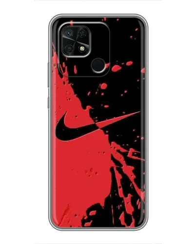 Чехол для Xiaomi Redmi 10C с картинкой «Красные брызги Nike» Чехол для Xiaomi Redmi 10C с картинкой «Красные брызги Nike»