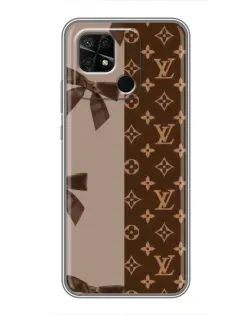 Чохол для Xiaomi Redmi 10C з картинкою «Louis Vuitton — банти»