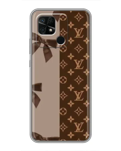 Чохол для Xiaomi Redmi 10C з картинкою «Louis Vuitton — банти»