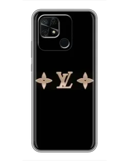 Чохол для Xiaomi Redmi 10C з картинкою «Louis Vuitton — мінімалізм»