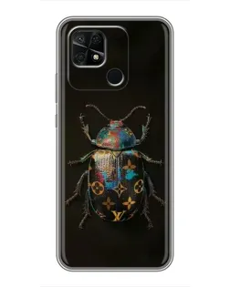 Чохол для Xiaomi Redmi 10C з картинкою «LV — мармуровий принт»