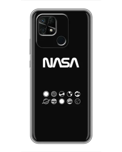 Чохол для Xiaomi Redmi 10C з картинкою «NASA — технічний принт»