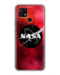 Чохол для Xiaomi Redmi 10C з картинкою «NASA — червона туманність»