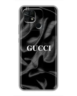 Чохол для Xiaomi Redmi 10C з картинкою «Gucci — шовкові хвилі»