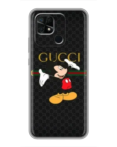 Чохол для Xiaomi Redmi 10C з картинкою «Міккі Маус Gucci»