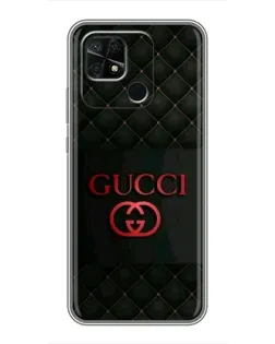 Чохол для Xiaomi Redmi 10C з картинкою «Gucci — стьобаний чорний»