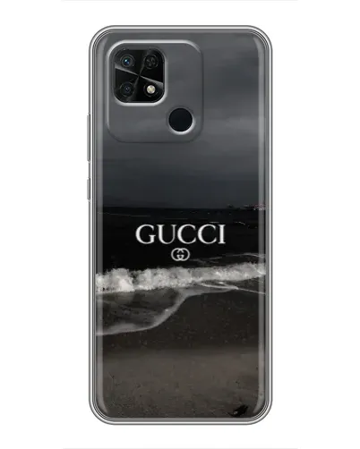 Чохол для Xiaomi Redmi 10C з картинкою «Gucci — морський прибій»