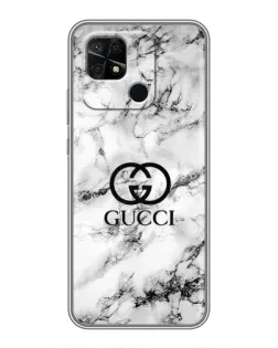Чохол для Xiaomi Redmi 10C з картинкою «Gucci — мармуровий шик»