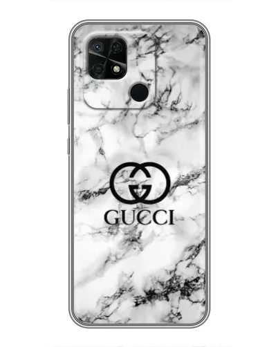 Чохол для Xiaomi Redmi 10C з картинкою «Gucci — мармуровий шик»
